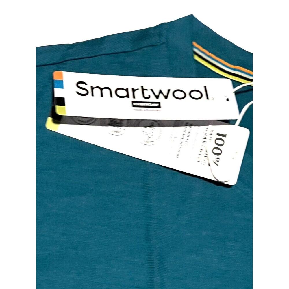 Smartwool Moonlight Desert Graphic T-Shirt Tee Size L Short Sleeve Grn Blu NWT - Picture 2 of 14